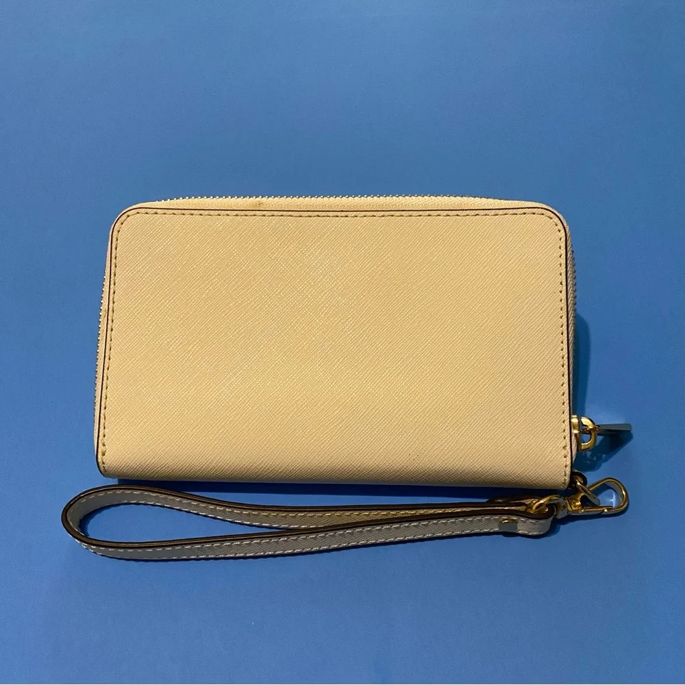 Michael Kors white & gold wallet